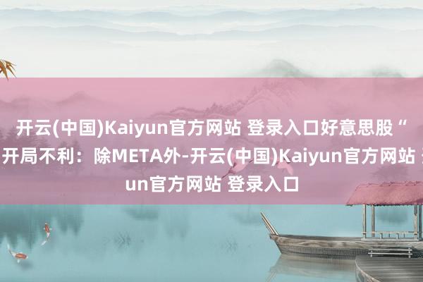 开云(中国)Kaiyun官方网站 登录入口好意思股“七巨头”开局不利：除META外-开云(中国)Kaiyun官方网站 登录入口